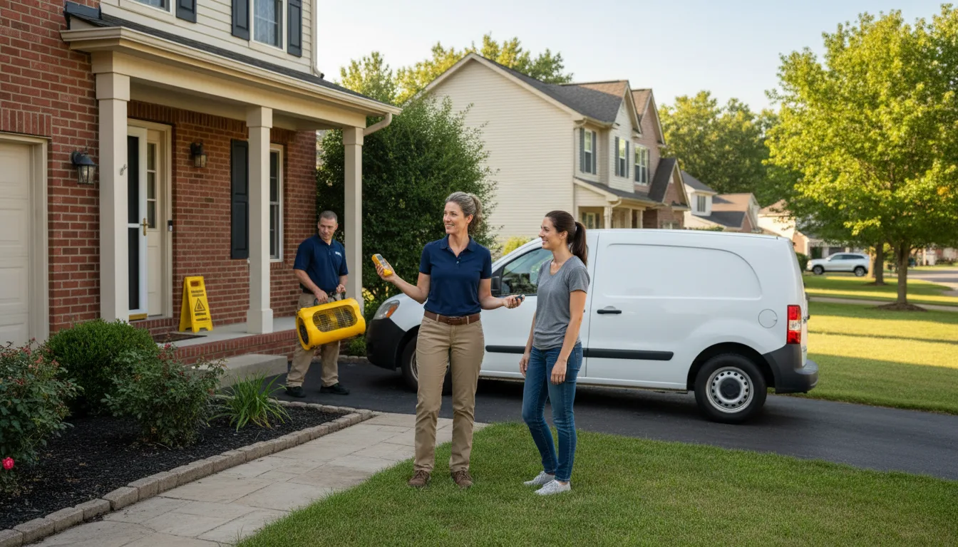 Residential water damage restoration in Bowdle, SD